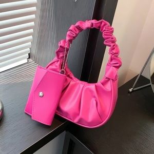Pink hand bag
